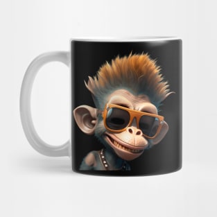 MONKEY SMILING WITH SUNGLASSES Mug